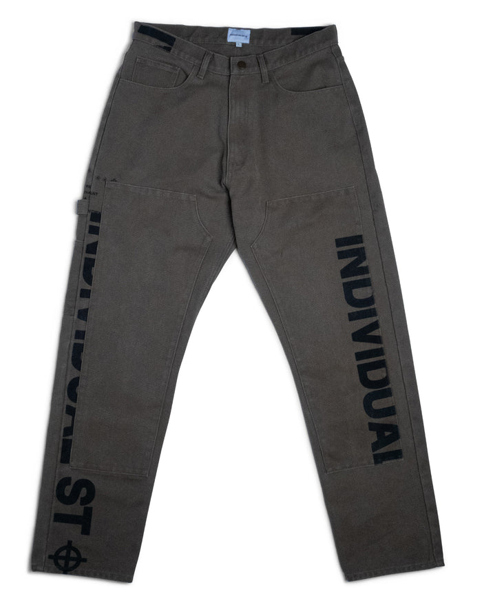 Crosshairs Logo Work Pant - Beige