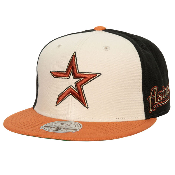 Mitchell N Ness Coop Houston Astros Homefield Fitted