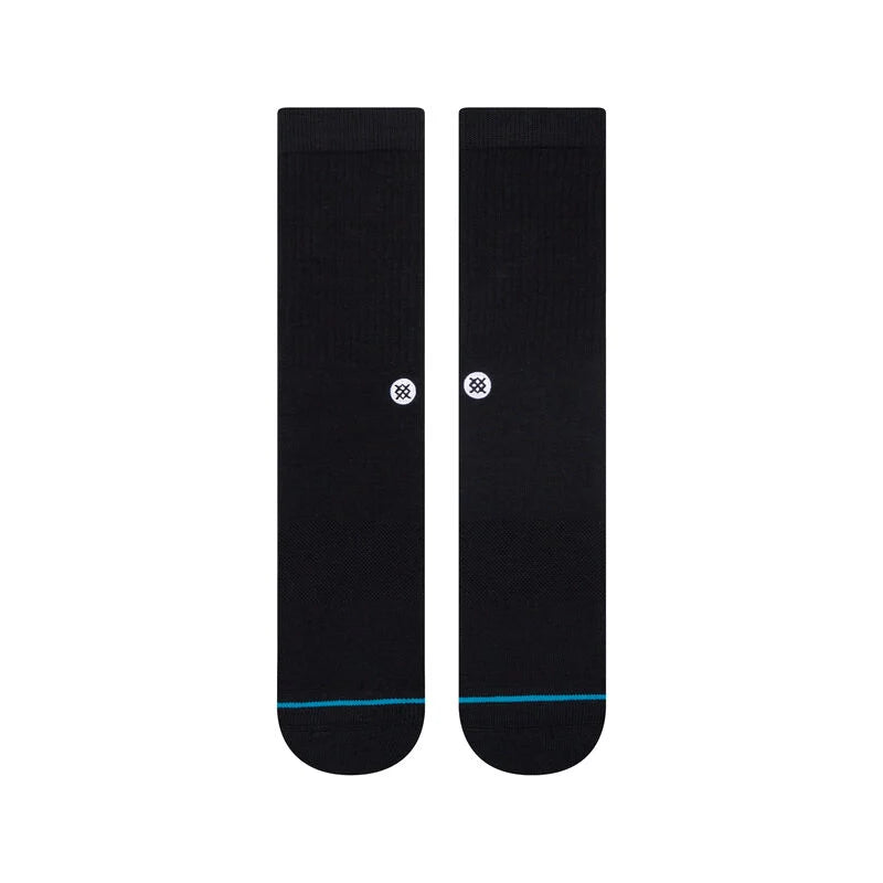 Icon Crew Socks - Black