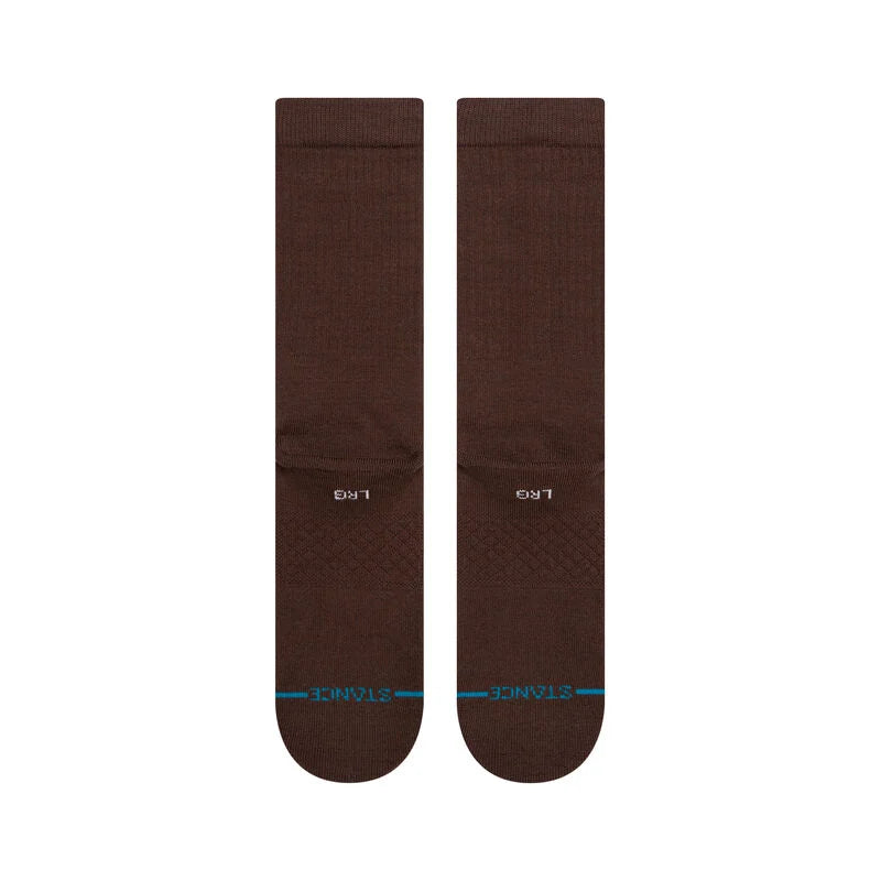 Icon Crew Socks - Brown