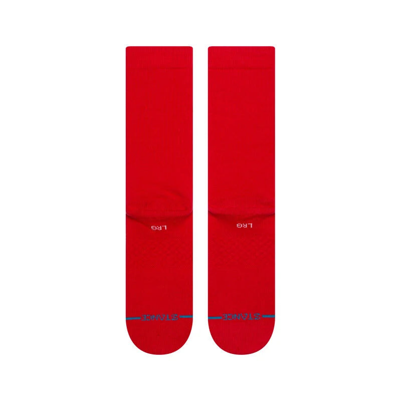 Icon Crew Socks - Red