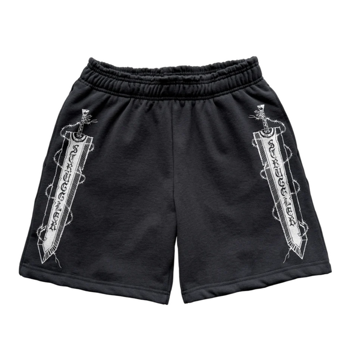 Struggler Sword Sweatshorts - Black