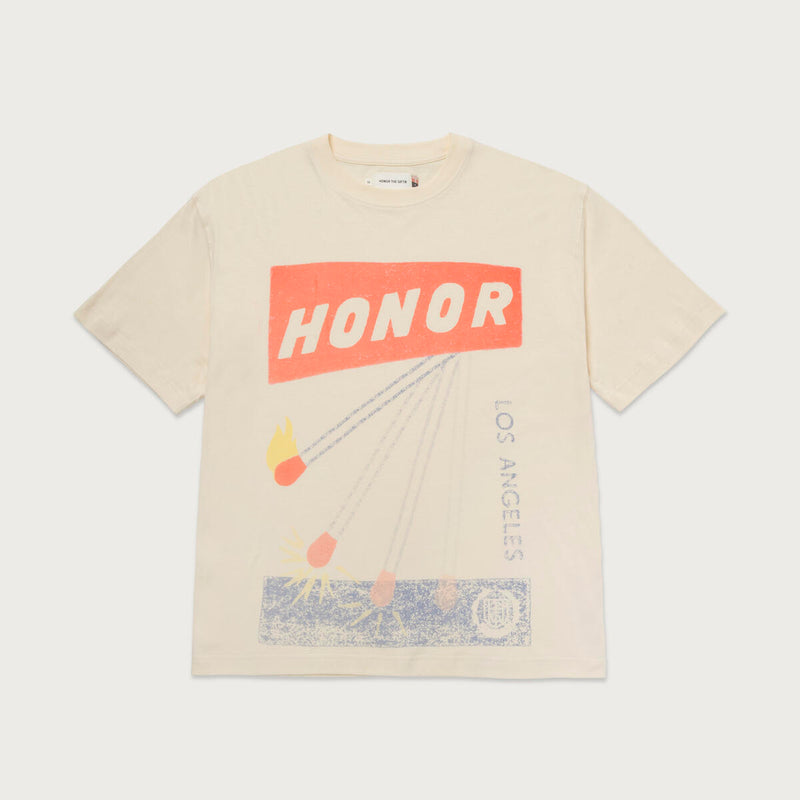 Match Box Tee - Cream