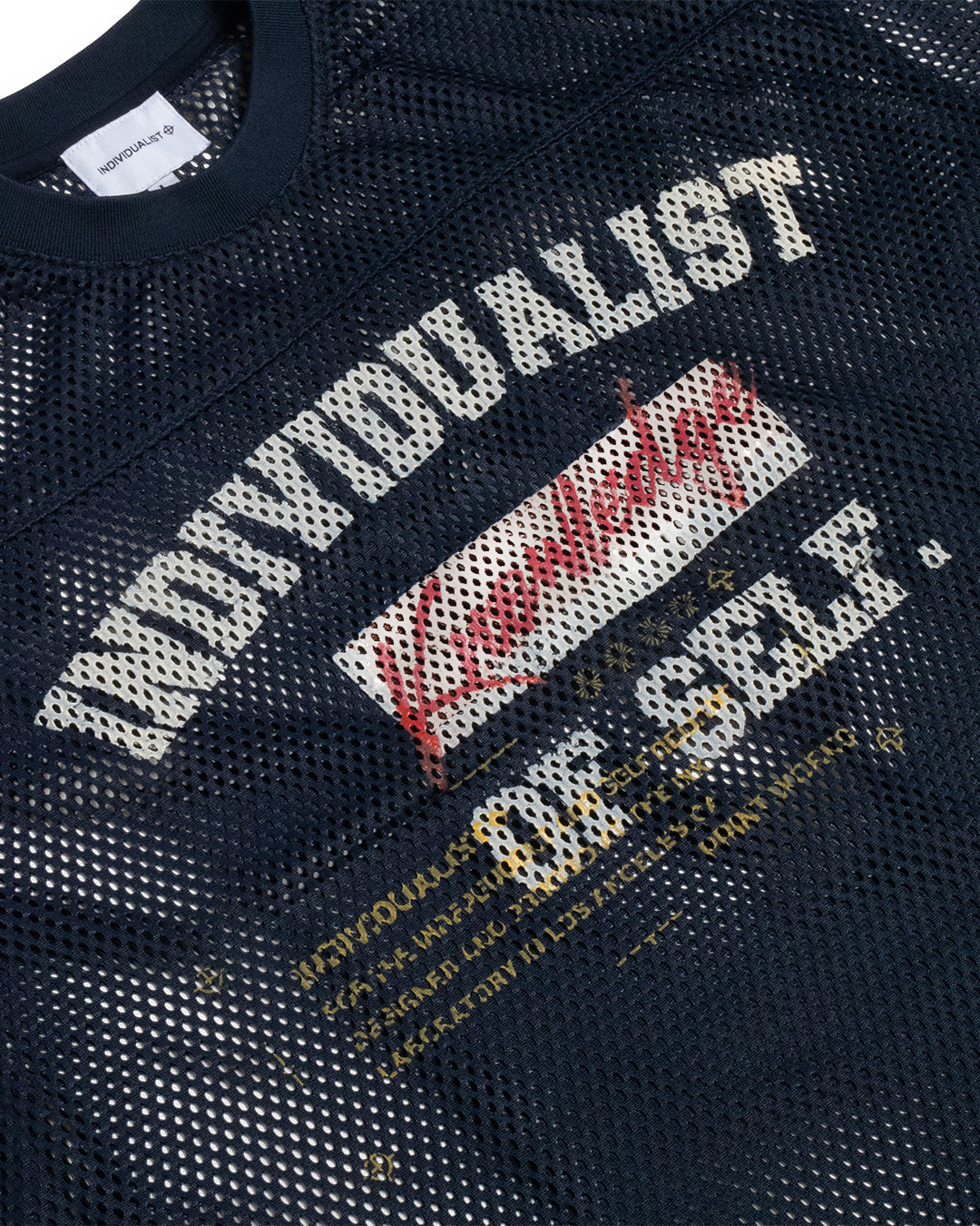 Knowledge Heavy Box Mesh Jersey - Navy