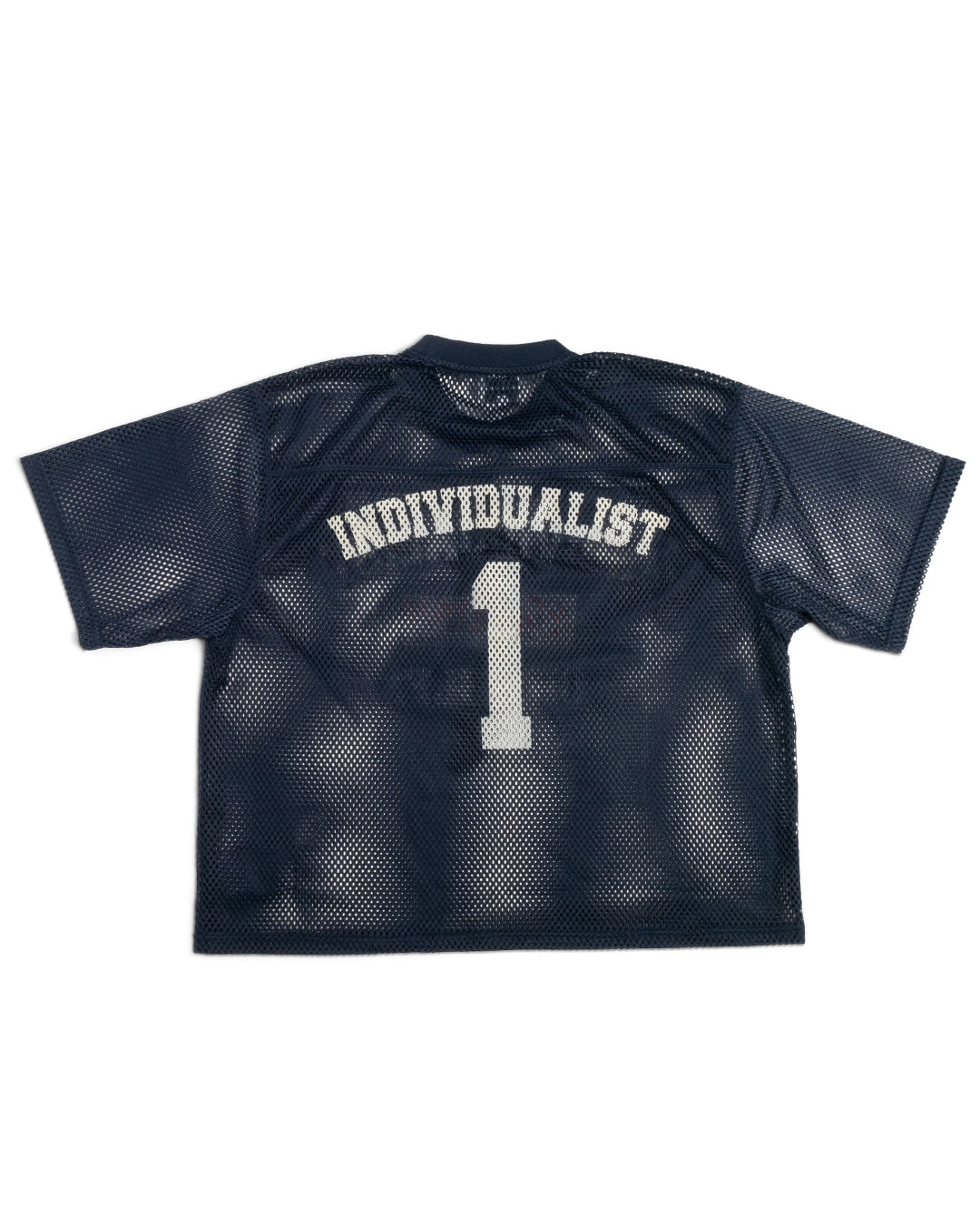 Knowledge Heavy Box Mesh Jersey - Navy