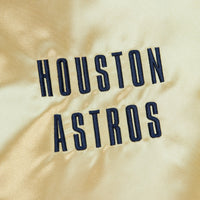 Team OG 2.0 Lightweight Satin Jacket Current Logo Houston Astros - Gold