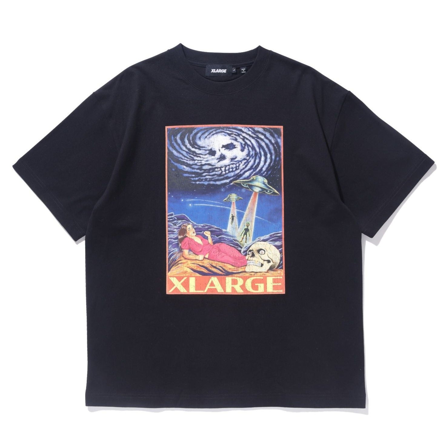 man with a mission×XLARGE TシャツXLグレーショッパー