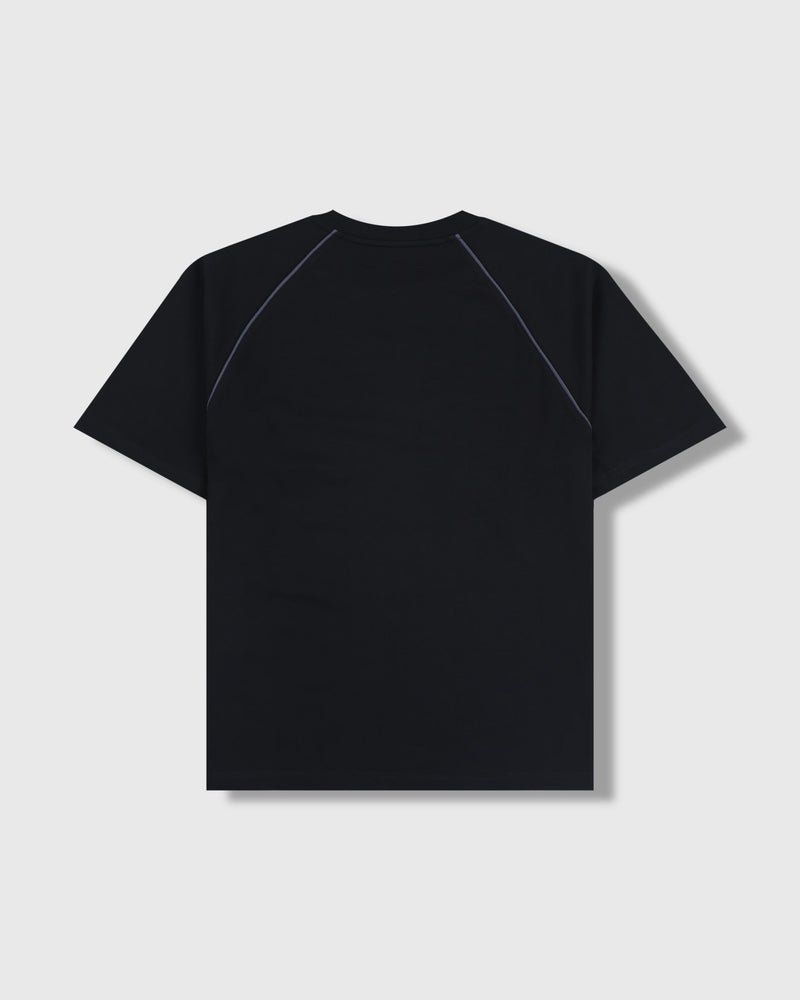 Crumble Heavyweight Raglan Tee - Black