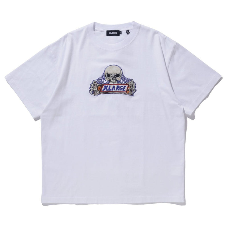 Skull Logo Tee - White