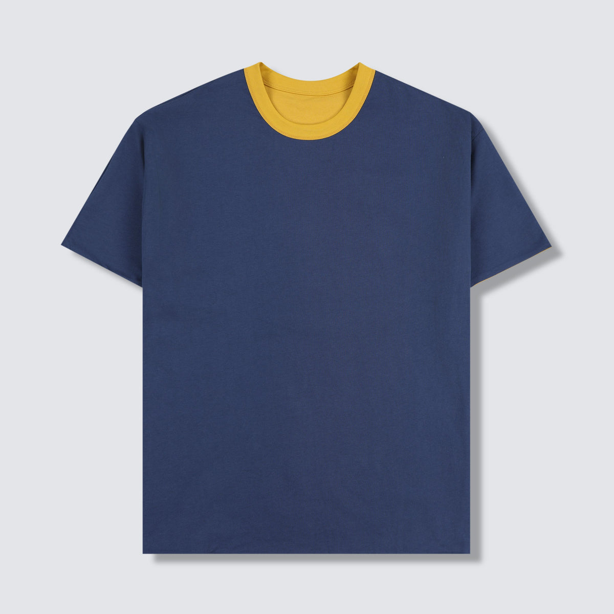 Legal Reversible Heavyweight Tee - Yellow Navy