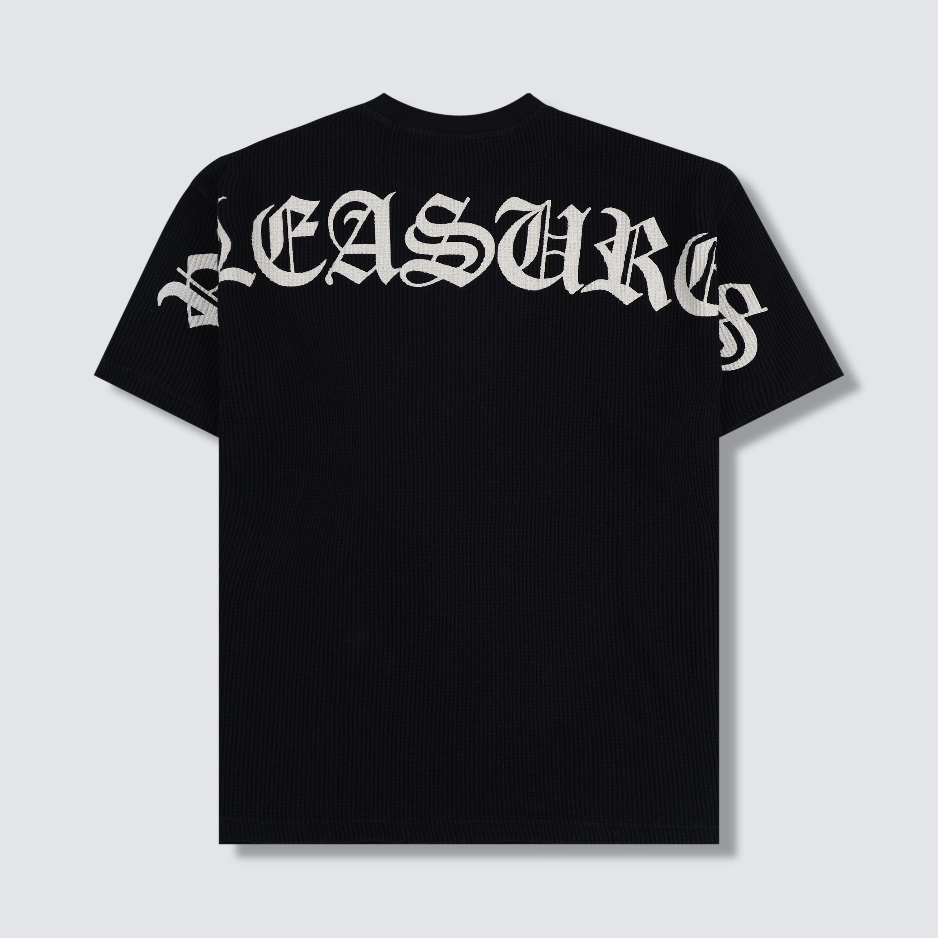 【PLEASURES】 NEURAL THERMAL SHIRT Black Neural Thermal Shirt - Black – Club Never