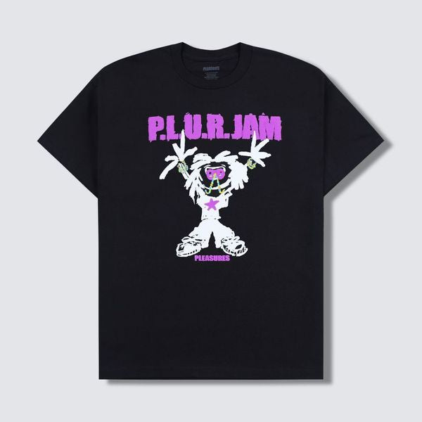 P.L.U.R. Jam Tee - Black