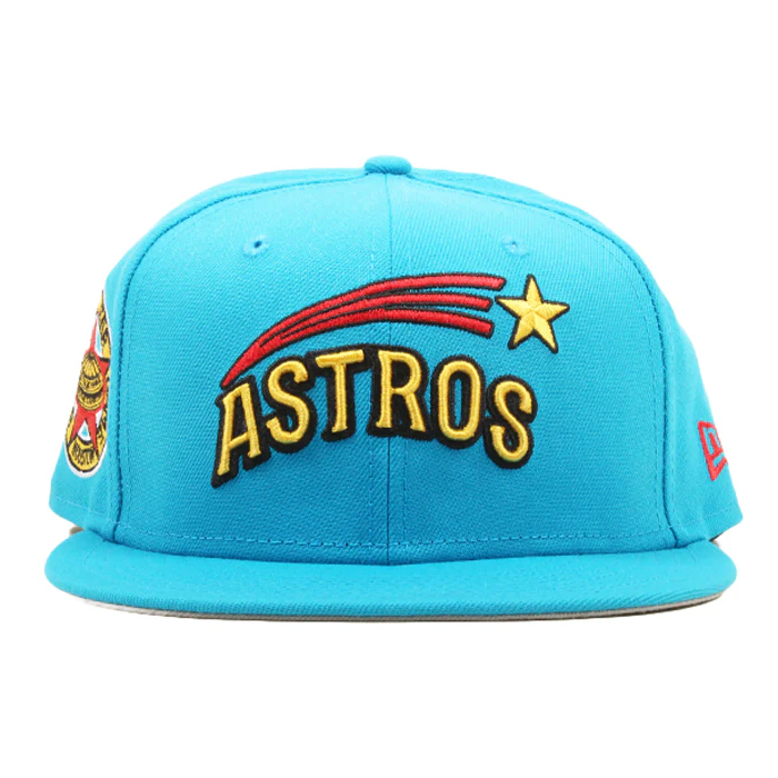 Proper x New Era Exclusive Houston Astros 1968 All-Star Game 59Fifty - Sunwash Blue