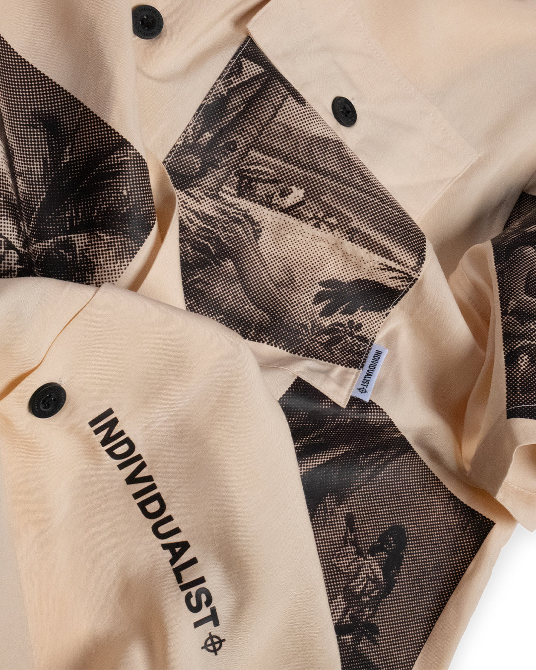 Paradise Cotton Poly Button Up - Ivory