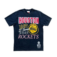 Houston Rocket Titles Tee - Vintage Black