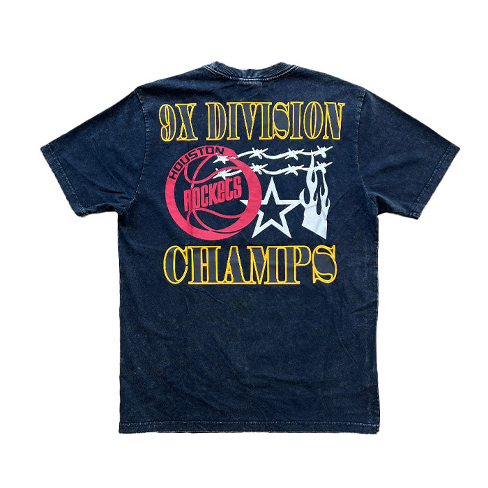 Houston Rocket Titles Tee - Vintage Black