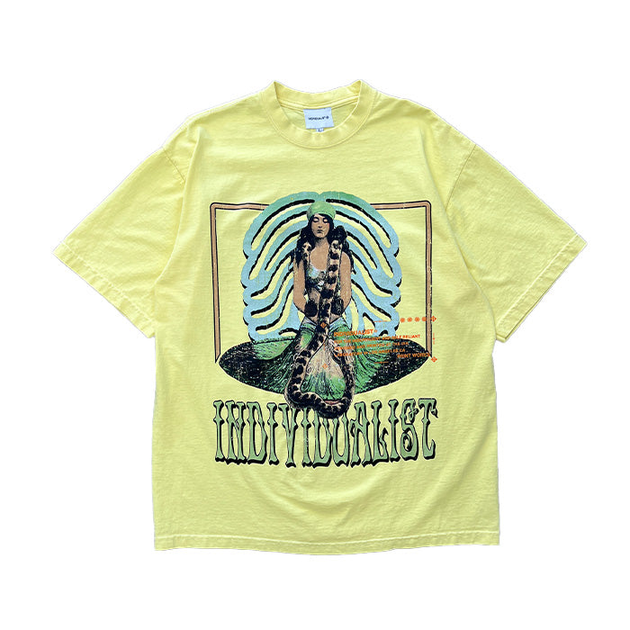 Snake Charmer Tee - Lime