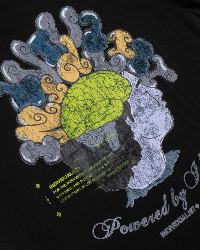 Brain Tee - Vintage Black