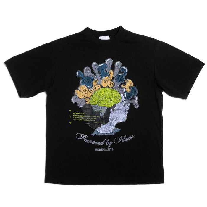 Brain Tee - Vintage Black