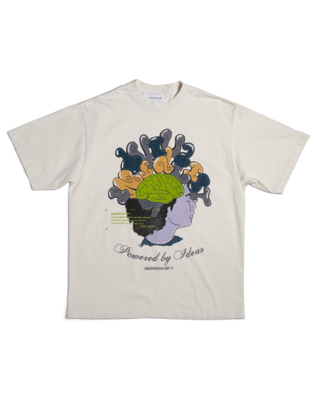 Brain Tee - Antique White