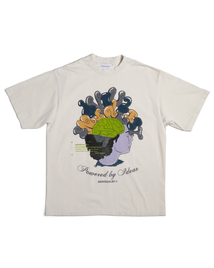 Brain Tee - Antique White