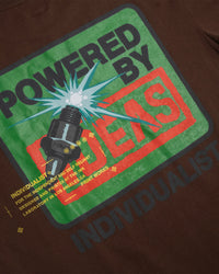Spark Up Tee - Vintage Brown