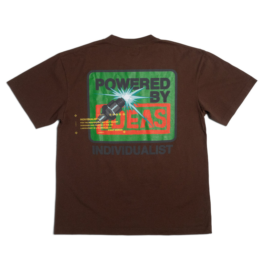 Spark Up Tee - Vintage Brown