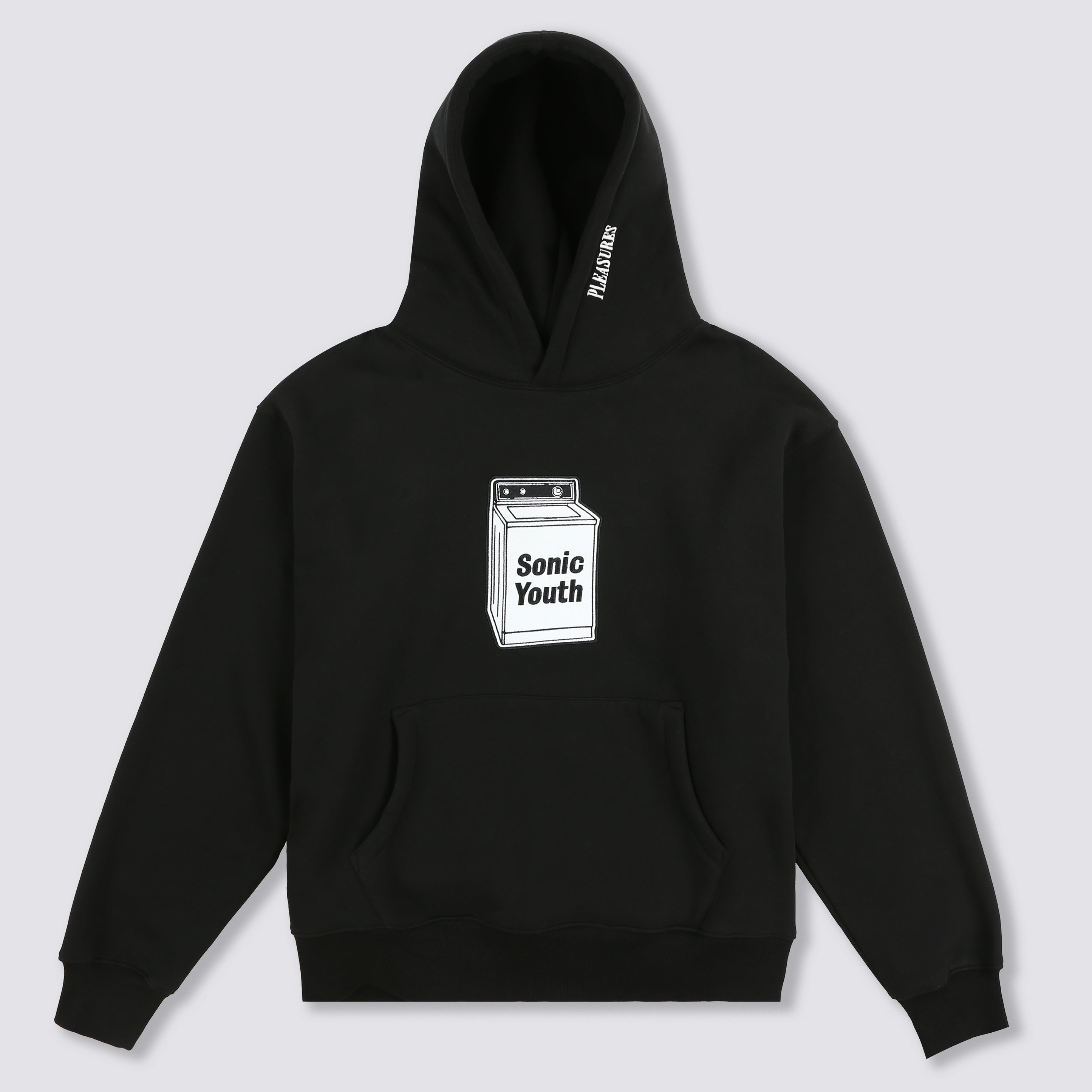 Washing Machine Hoodie Black Club Never