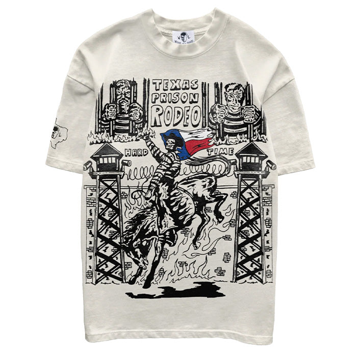 Texas Prison Rodeo Tee - White