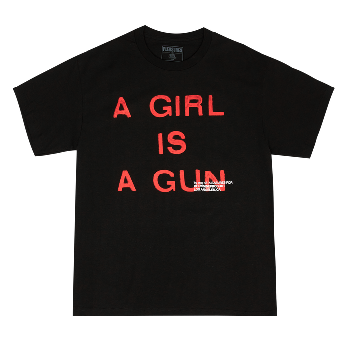 Girl is a Gun Tee - Black