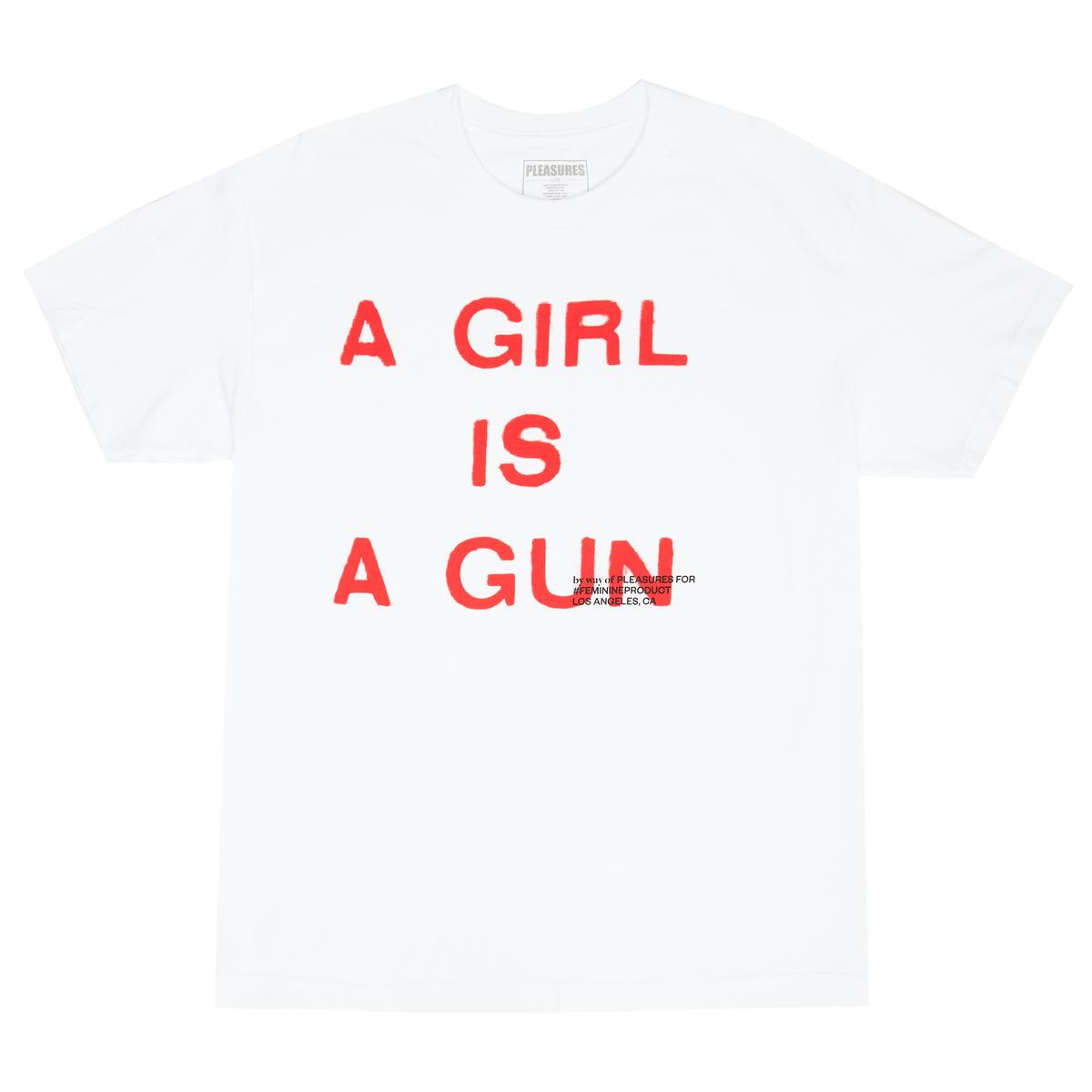 Girl is a Gun Tee - White