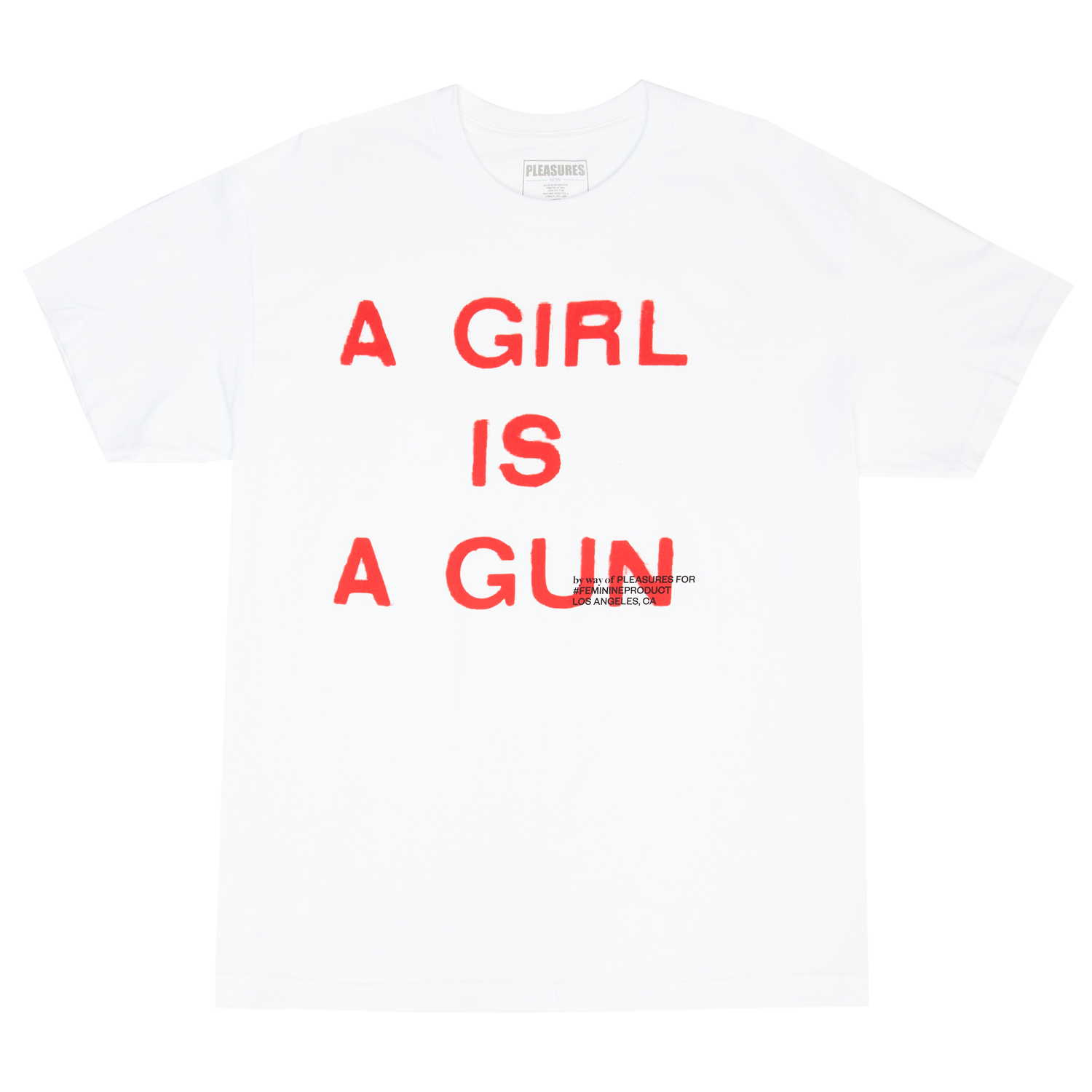 A girl is a gun t shirt greece discount