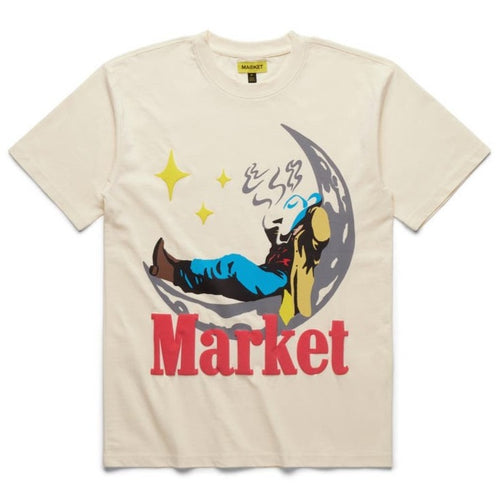 Man on Moon Tee - Cream