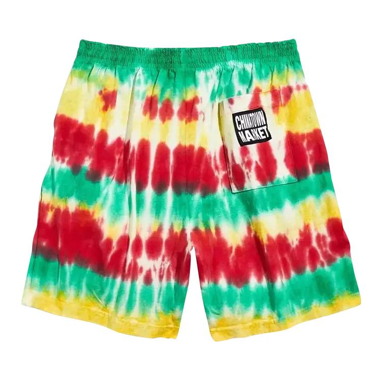 Western Conference Shorts - Green Tie Dye