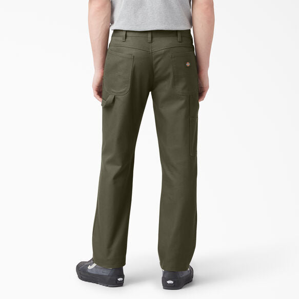 Regular Fit Duck Carpenter Pants - Military Green