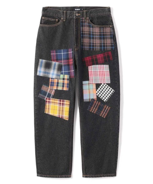 Pieced Work Denim - Black
