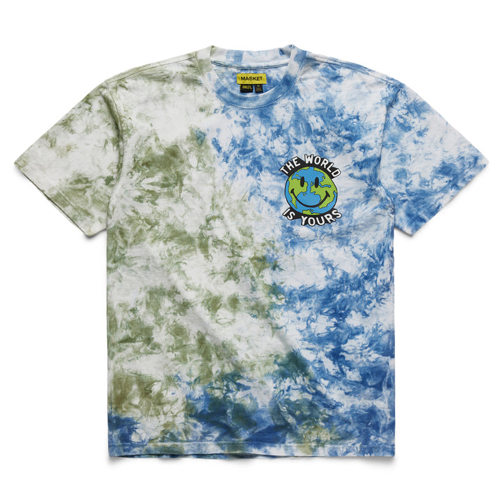 Smiley Peace and Harmony World Tee - Tie Dye