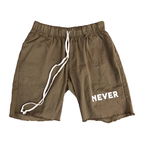Garment Dyed Shorts - Stone