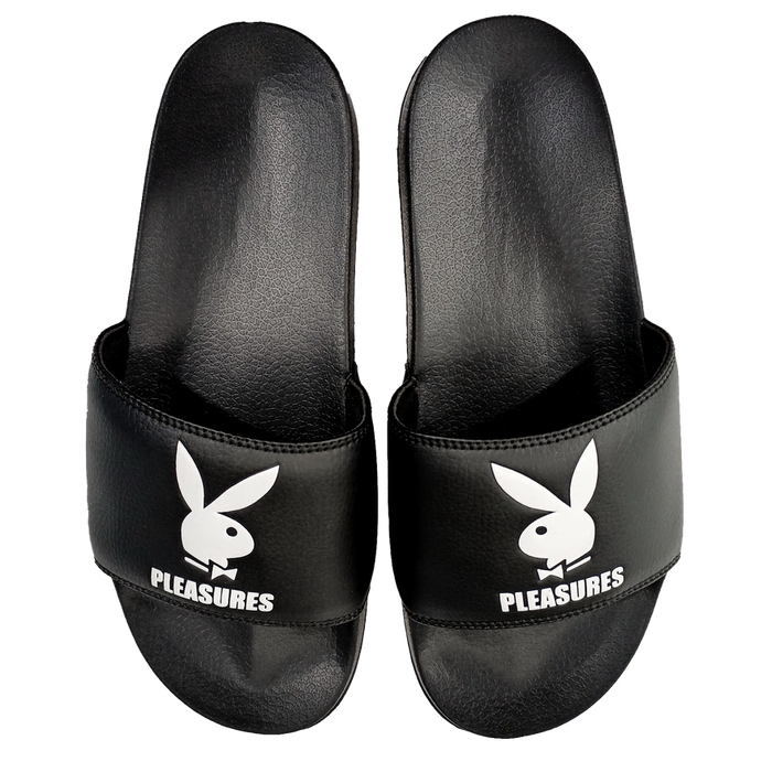 Playboy Slides- Black