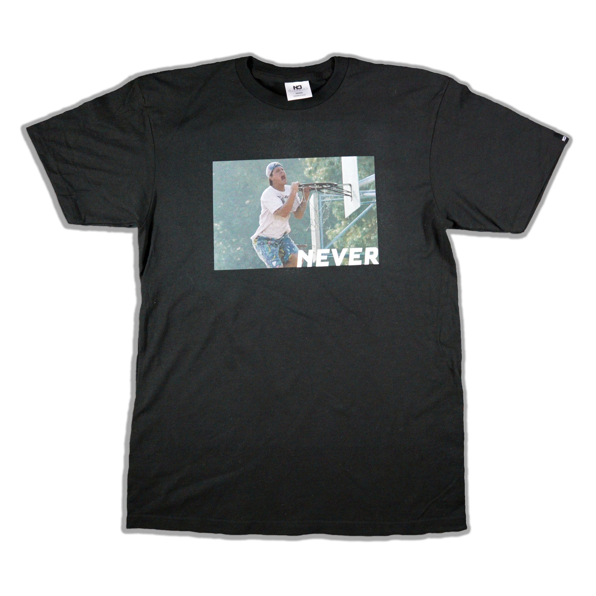 NEVER CAN'T JUMP TEE - BLACK