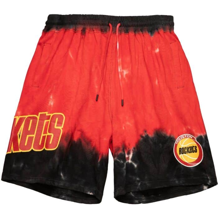 Tie-Dye Terry Shorts Houston Rockets